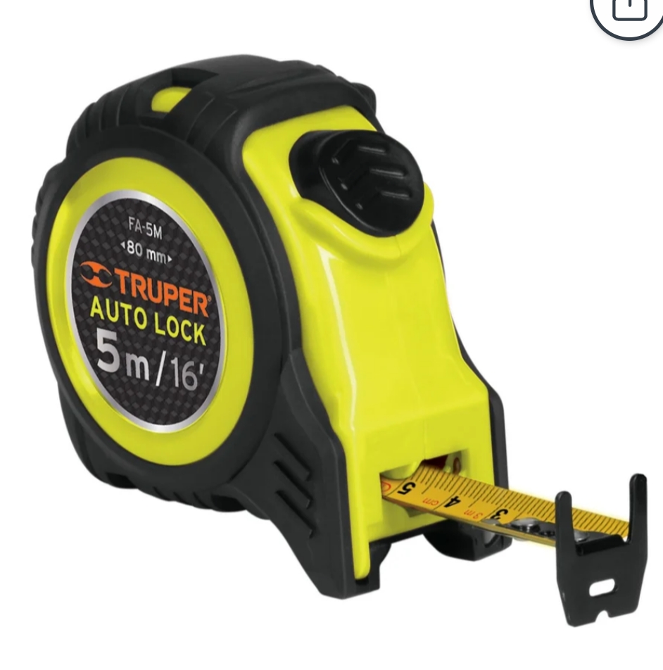 Wincha Auto-Look x 5mts Truper