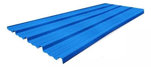 Aluzinc Prepintado Azul 0.35mm x metro