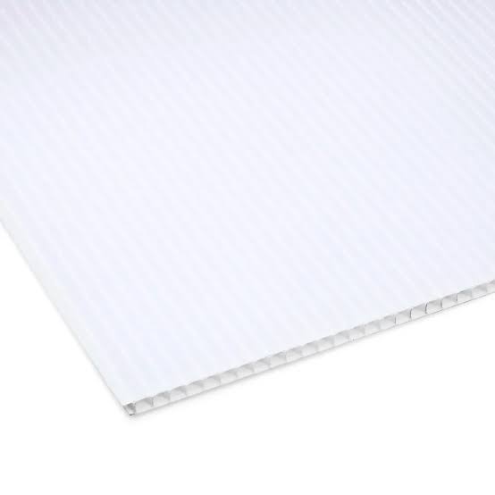 Policarbonato Alveolar de 6mm 11.60 x 2.10 blanco Poliforte