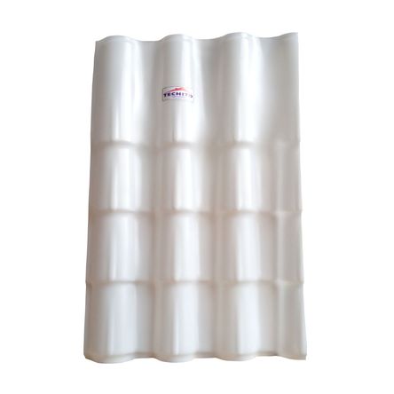 Teja Plastica blanca Techito 1.15 x 0.75