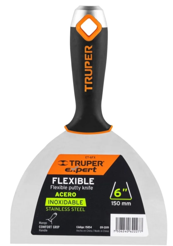 Espatula Truper de 6