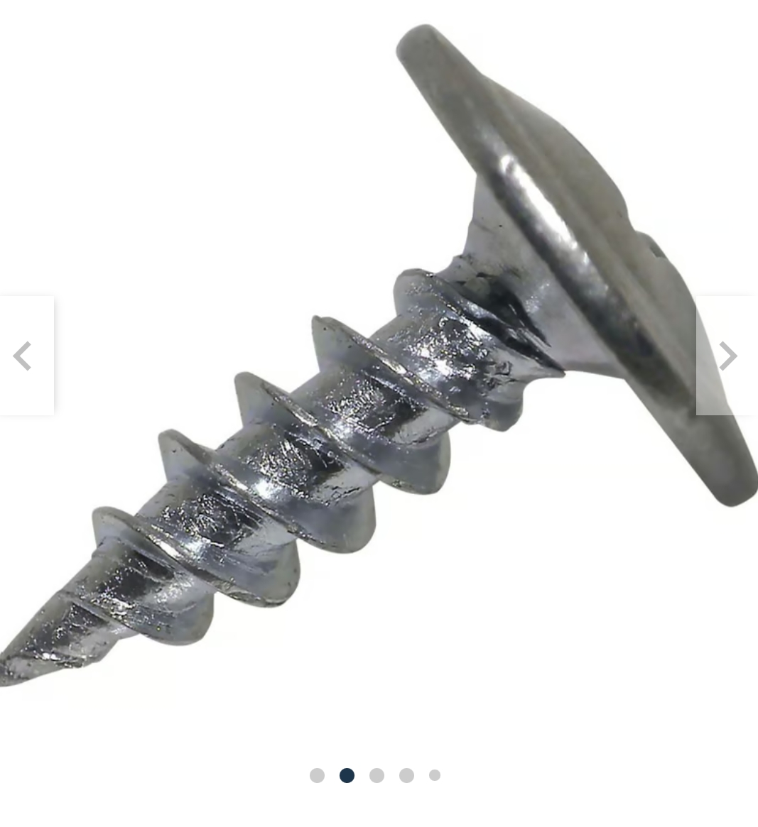 Tornillo Wafer 8 X 1/2 Punta Fina 