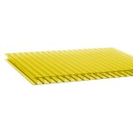 Policarbonato Alveolar de 6mm 11.60 x 2.10 amarillo Policlase